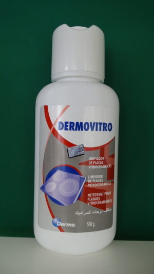 105.jpg ПРОДУКТ ЗА ПОЧИСТВАНЕ И ЗАПАЗВАНЕ НА СТЪКЛОКЕРАМИЧНИ ПЛОЧИ - DERMO VITRO 500 g
