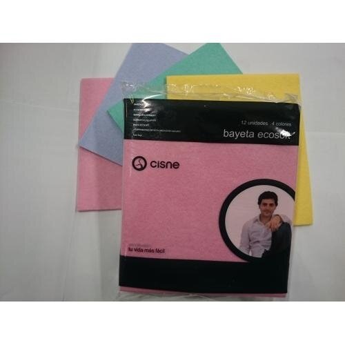 СИНТЕТИЧНИ КЪРПИ ЗА ПОЧИСТВАНЕ - ECOSOFT CLOTH 12 pieces 4 colours