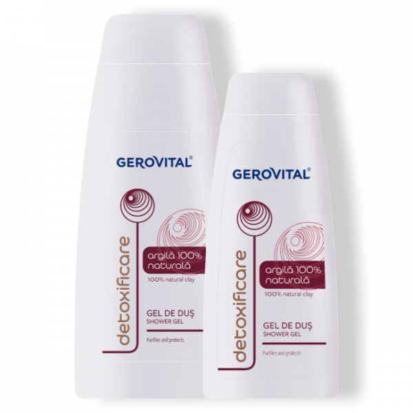 GEROVITAL 100% натурален душ гел с глина 400 мл