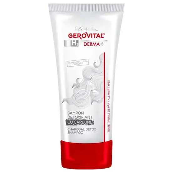 GEROVITAL sampon Detoxifiant cu Carbune 200 ml