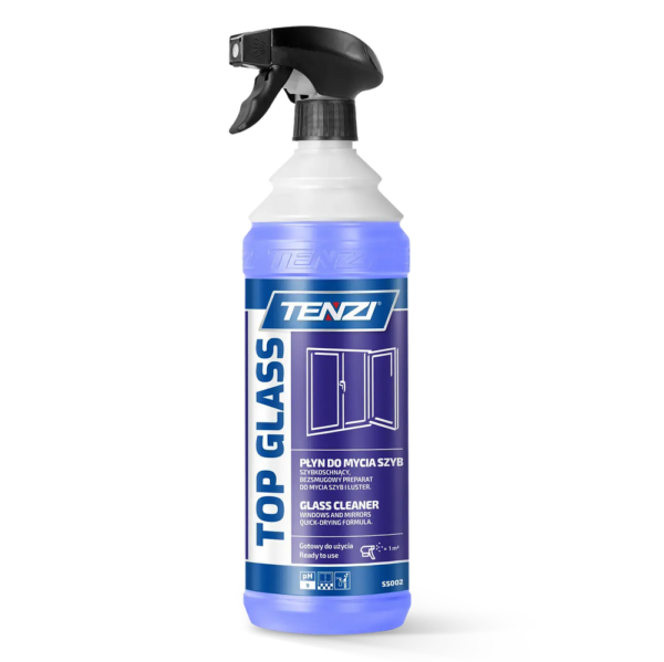TENZI Top GLASS - Препарат за почистване на стъкла и огледала - 1L