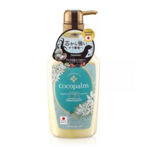 Органичен балсам за коса Cocopalm с кокосово масло и кератин 600ml.