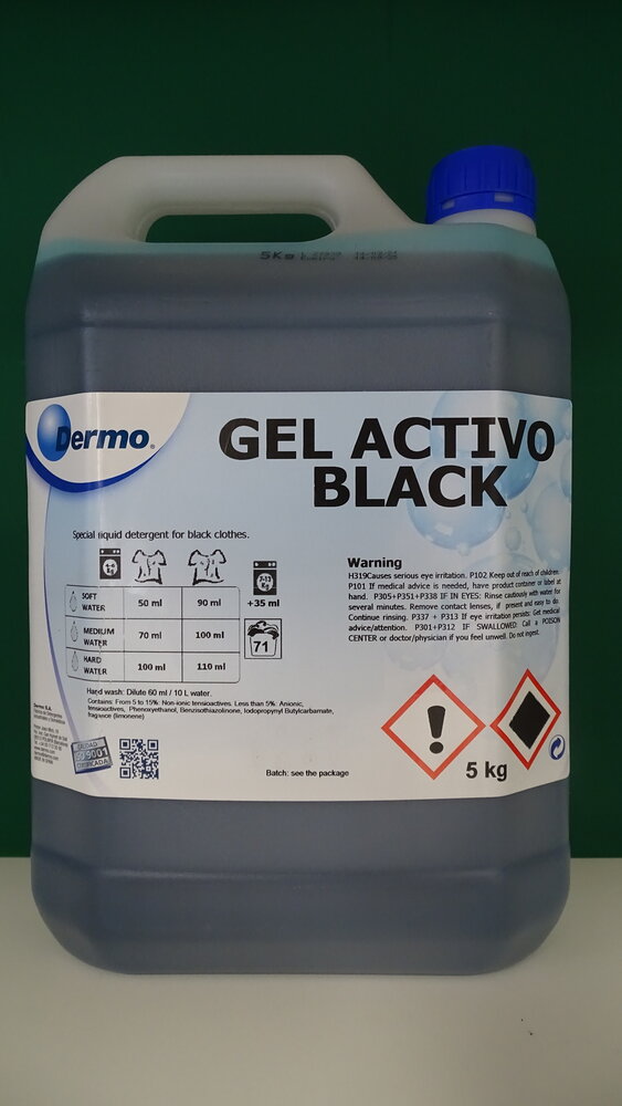 ТЕЧЕН ПЕРИЛЕН ПРЕПАРАТ - GEL ACTIVO BLACK 5 kg